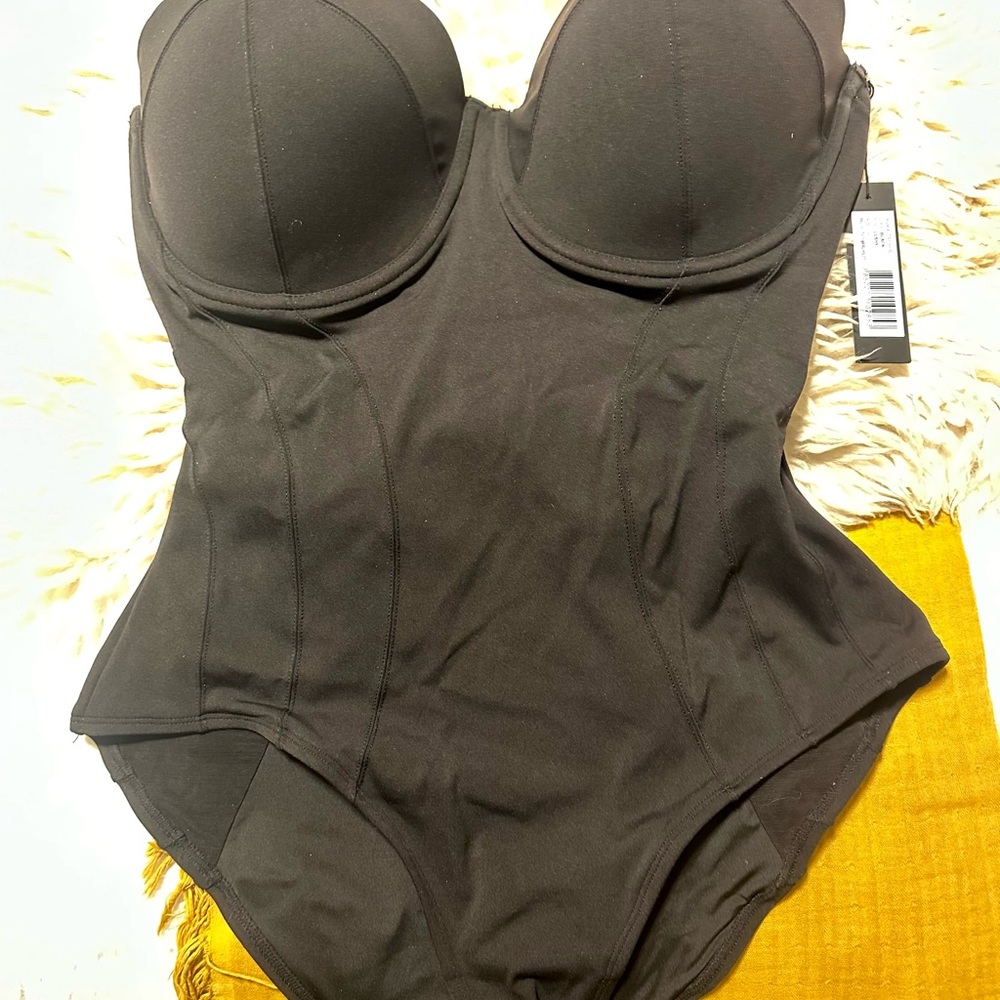BRAND NEW TA3 Lushy Black Swimsuit Bodysuit!
